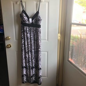Christopher and banks black maxi dress